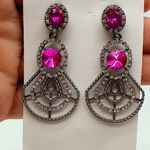 Brinco Grafite Rosa