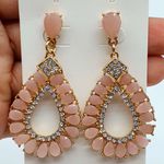 Brinco Dourado Rosa 