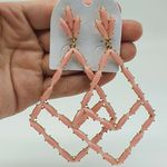Brinco Dourado Rosa 