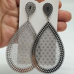 Brinco Detalhado Prata 