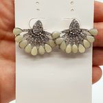 Brinco Prata Gota Branco 
