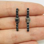 Brinco Ear Hook Grafite Preto 