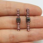 Brinco Ear Hook Grafite Rosa 