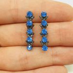Brinco Ear Hook Grafite Azul 