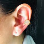 Piercing Fake Zircônia Dourado 