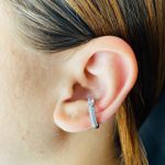 Piercing Fake (Uma Unidade) Zircônia Prata 