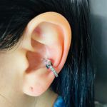 Piercing Fake (Uma Unidade) Zircônia Gota Grafite 