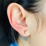 Kit De Brinco Ear Cuff e Mini Brinco Dourado 