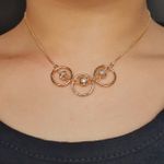 Colar Dourado Aros 