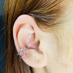 Par De Piercings Fakes Prata
