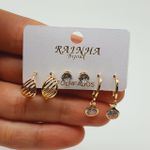 Kit De Brincos Dourado 