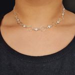Colar Folheado a Prata 925 Aros 