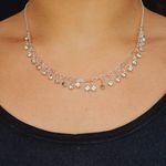 Colar Folheado a Prata 925 Pontos De Luz 