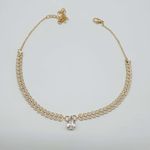 Colar Folheado A Ouro 18K Escamas E Gota