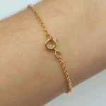 Pulseira Folheada A Ouro 18K Detalhada