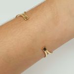 Bracelete Folheado a Ouro 18K Flor