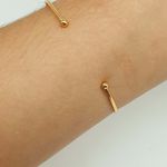 Bracelete Folheado a Ouro 18K Búzios