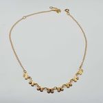 Colar Choker Folheado A Ouro 18K Borboletas