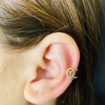 Piercing Fake (Uma Unidade) Gota Dourado 
