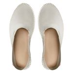 alpargatas espadrilhe tradicional chazz couro branco unissex