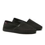 alpargatas espadrilhe tradicional chazz lona preto total unissex