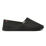 alpargatas espadrilhe tradicional chazz lona preto total unissex