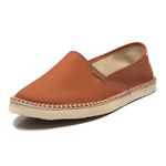 alpargatas espadrilhe tradicional chazz lona terracota unissex