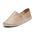 alpargatas espadrilhe tradicional chazz couro fly nude feminino