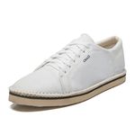 linha sapatênis sapatilha sneaker chazz - lona premium - branco