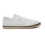 linha sapatênis sapatilha sneaker chazz - lona premium - branco