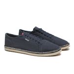 linha sapatênis sapatilha sneaker chazz - lona premium - marinho unissex 