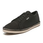linha sapatênis sapatilha sneaker chazz - lona premiun - preto unissex