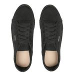 linha sapatênis sapatilha sneaker chazz - lona premiun - preto unissex