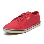 linha sapatênis sapatilha sneaker chazz - lona premium vermelho ferrari