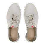 tenis espadrille casual chazz couro fly branco 