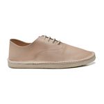 tenis espadrille casual chazz couro fly nude