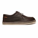 tenis espadrille cacareco chazz couro café