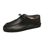 tenis espadrille cacareco chazz couro preto all black