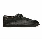 tenis espadrille cacareco chazz couro preto all black