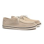 tenis espadrille cacareco chazz areia camurça