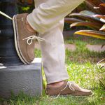 tenis espadrille cacareco chazz couro camurça bege