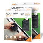 Veda frestas Comfortdoor escova adesiva 10mm