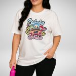 Camiseta Básica Feminina Branca - Labubu