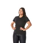 Kit 3 Camisetas Básicas Feminina Preto