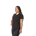 Kit 3 Camisetas Básicas Feminina Preto