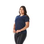 Camiseta Básica Feminina Azul Marinho 
