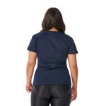 Camiseta Básica Feminina Azul Marinho 