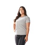 Camiseta Básica Feminina Cinza