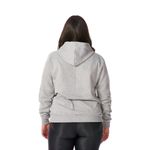 Moletom Canguru Feminino Cinza com Capuz 