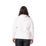 Moletom Canguru Feminino Branco com Capuz 